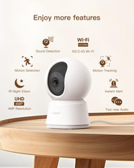 ARENTI pet camera with auto-tracking tracks pets safely.
