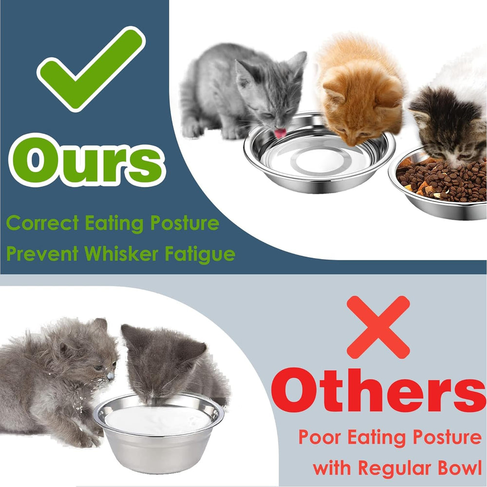 Arespark 14 cm diameter cat bowl for versatile food or water serving.