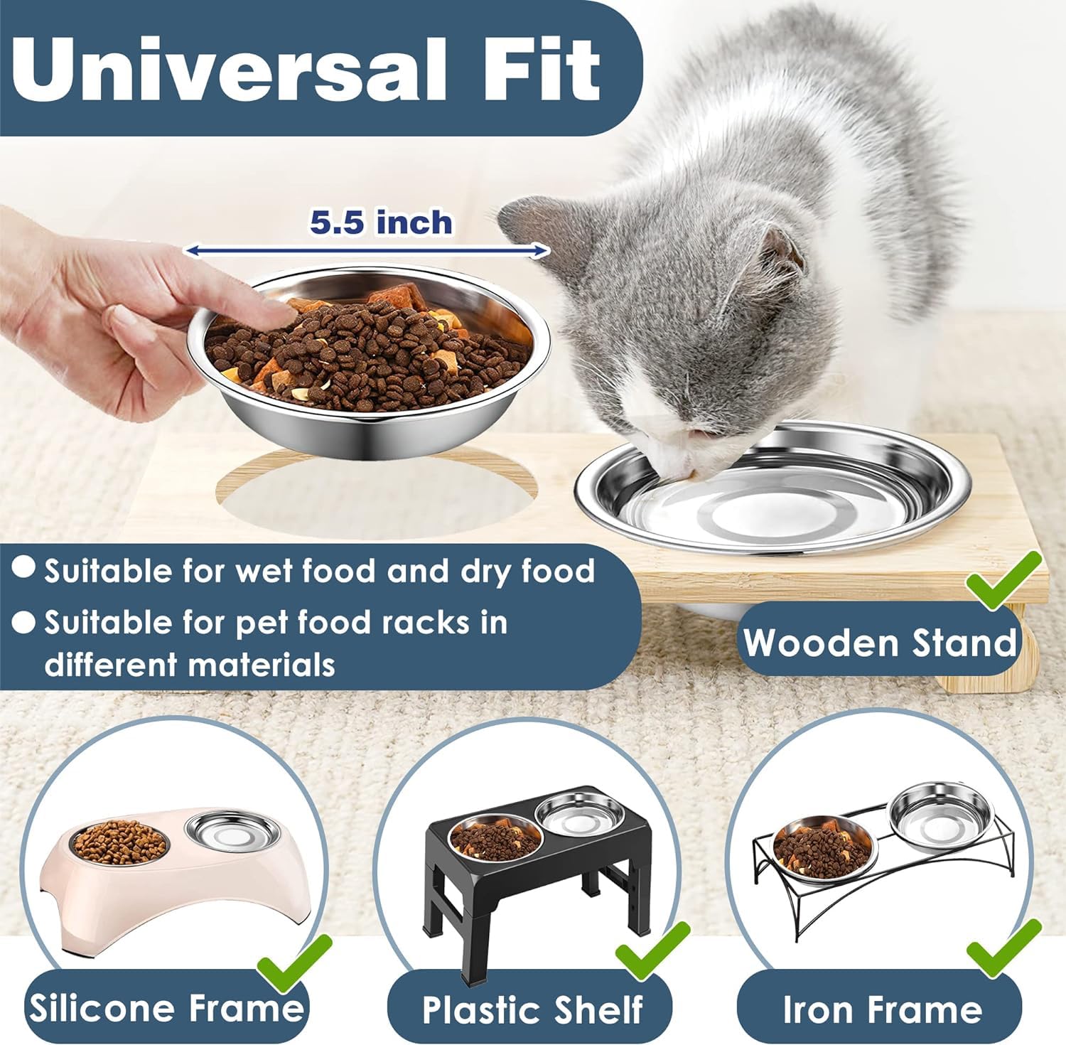 Arespark whisker-friendly bowls designed to reduce whisker contact during meals.