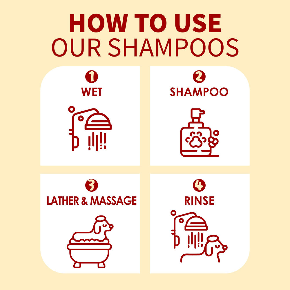 Fresh spa scent from Arf Arf shampoo during a pet bath