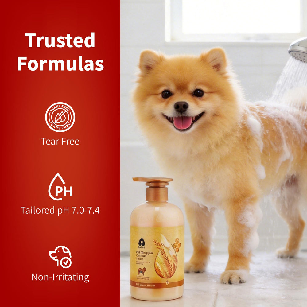 Hydrolyzed oat protein conditioning seals moisture in Arf Arf formula