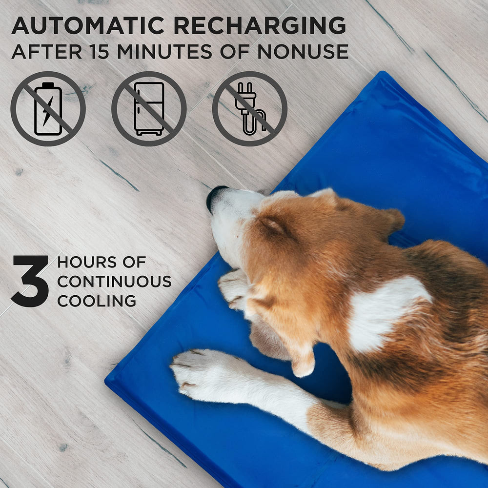 Arf Pets fold-flat flexible cooling pad stored easily after use