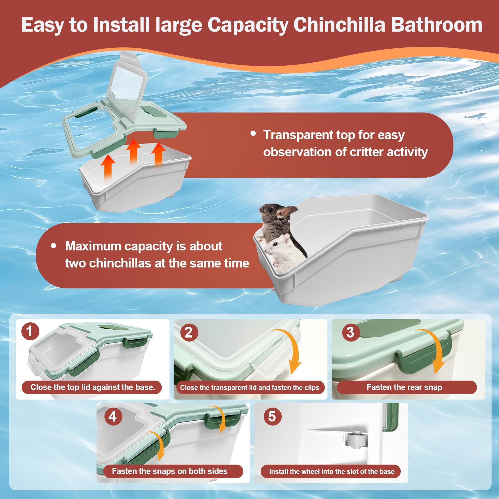 Arfubye bottom silicone mat prevents sliding in the bath area