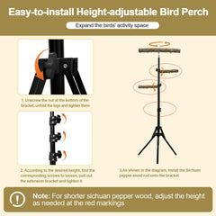 Arfubye pepper wood poles offer natural texture and grip.