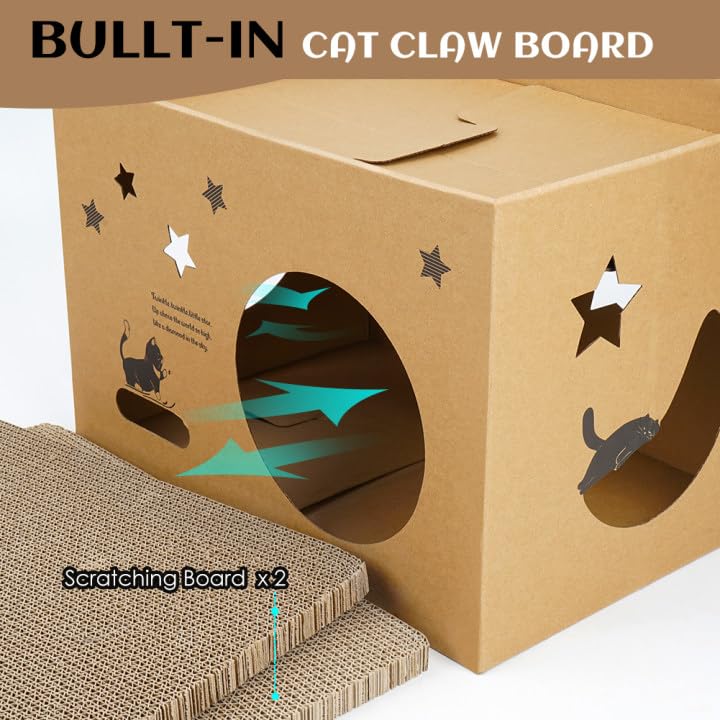 ARGOPET durable double-walled corrugated scratching surface for long-lasting feline play.