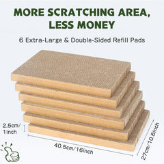 ARGOPET reversible scratch pad front view highlights double-sided durability.