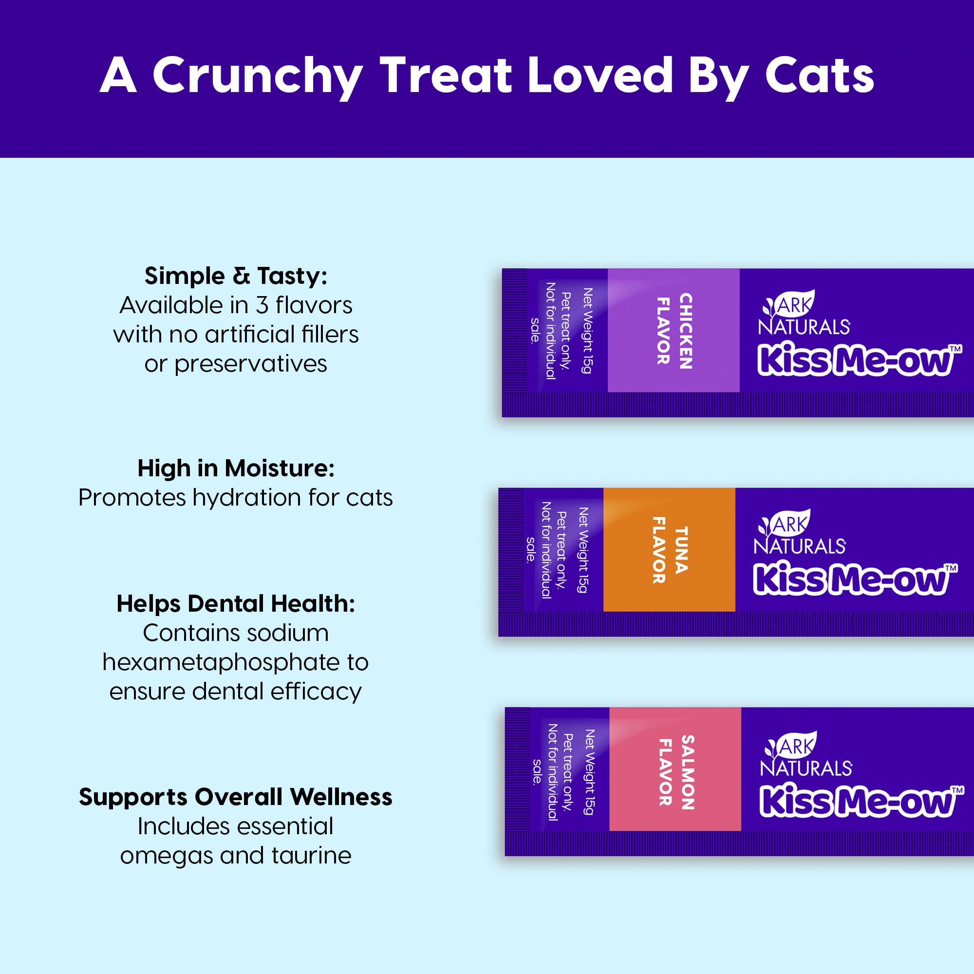 Ark Naturals assorted tubes for cats, pour-over option and tasty variety.