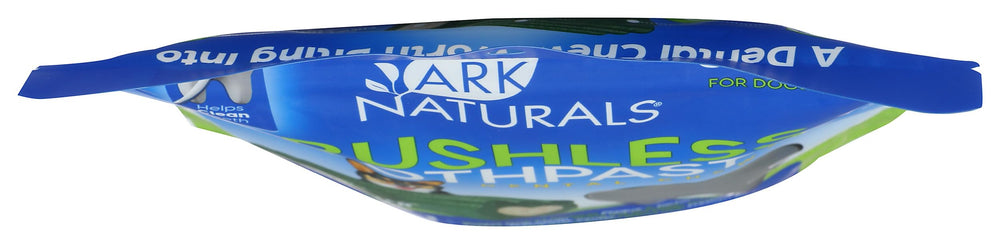 Ark Naturals Brushless Toothpaste small-dog chews suited for pets 8-20 pounds.
