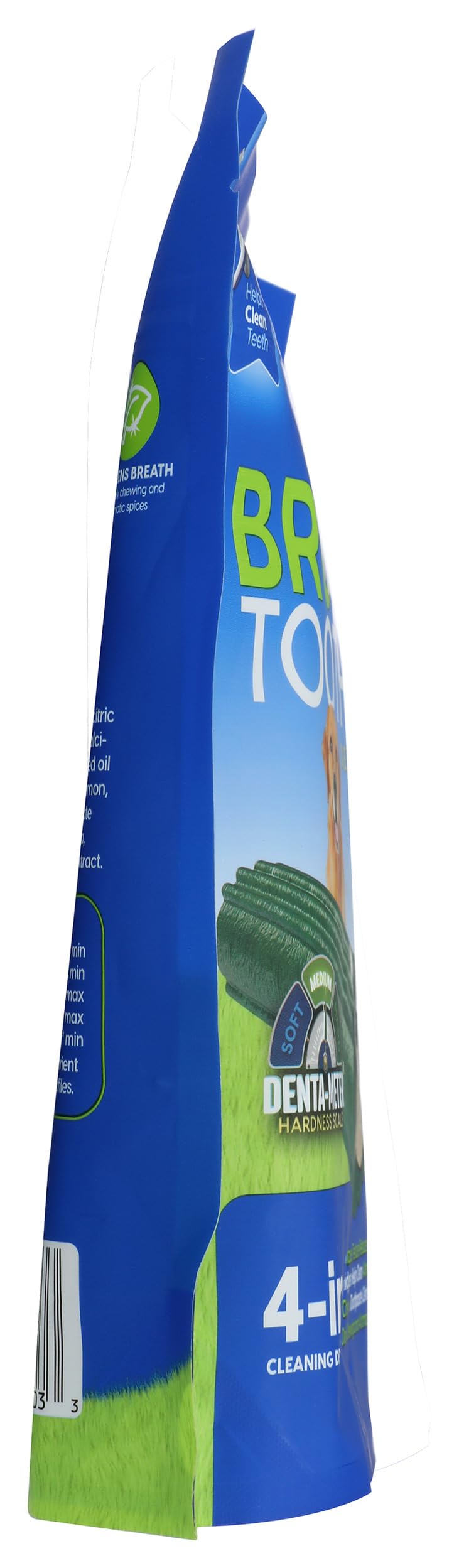 ARK NATURALS Brushless Toothpaste gumline clean demonstrates ridges along gums.