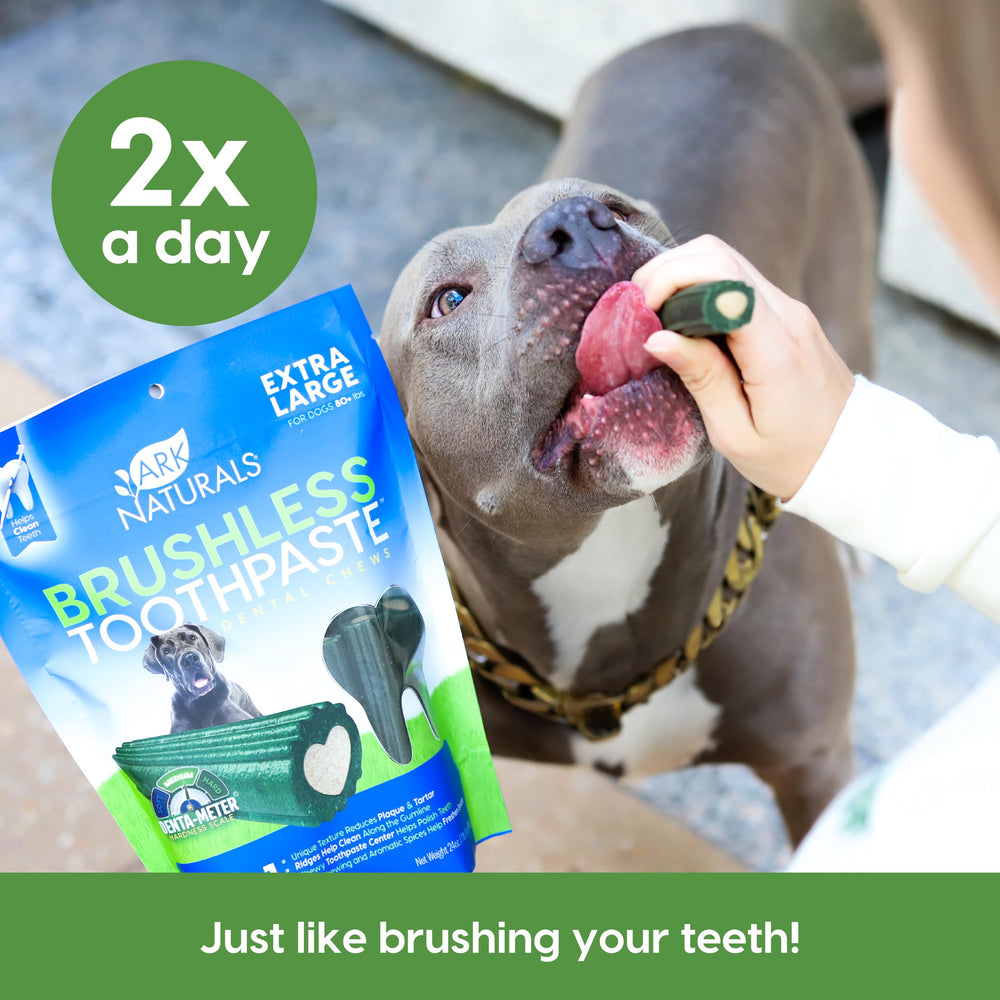 Ark Naturals Brushless Toothpaste ingredients free of corn, soy, and wheat.