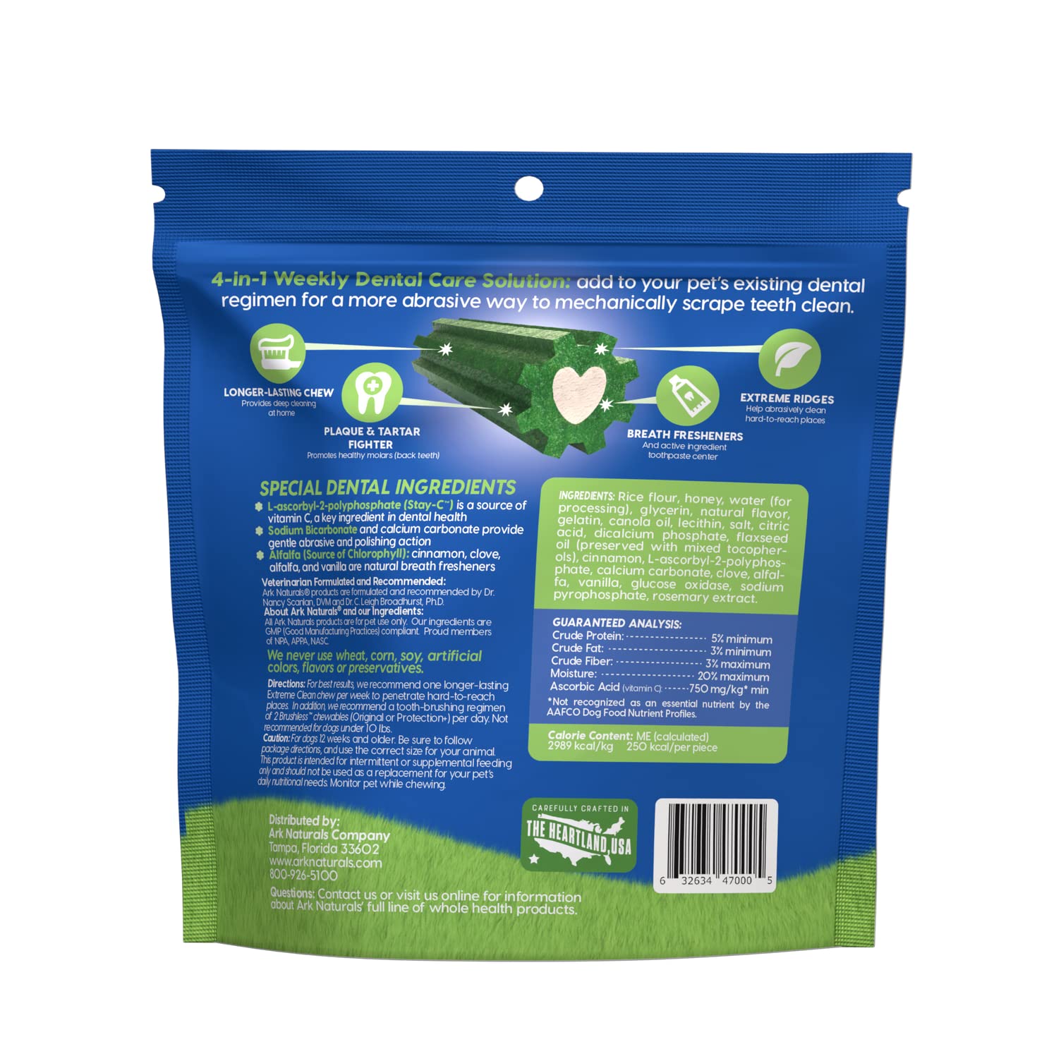 ARK NATURALS Extreme Clean toothpaste center detail supports deep cleaning and polishing