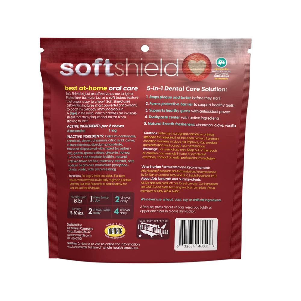 ARK NATURALS Soft Shield cross-section reveals toothpaste center