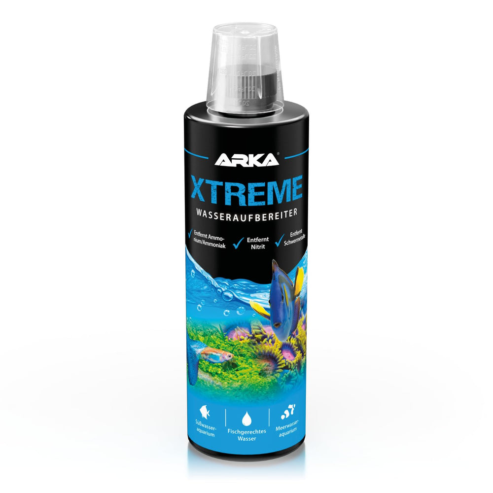 ARKA Microbe-Lift XTA16 bottle front view for easy dosing and nitrite detox in aquariums.