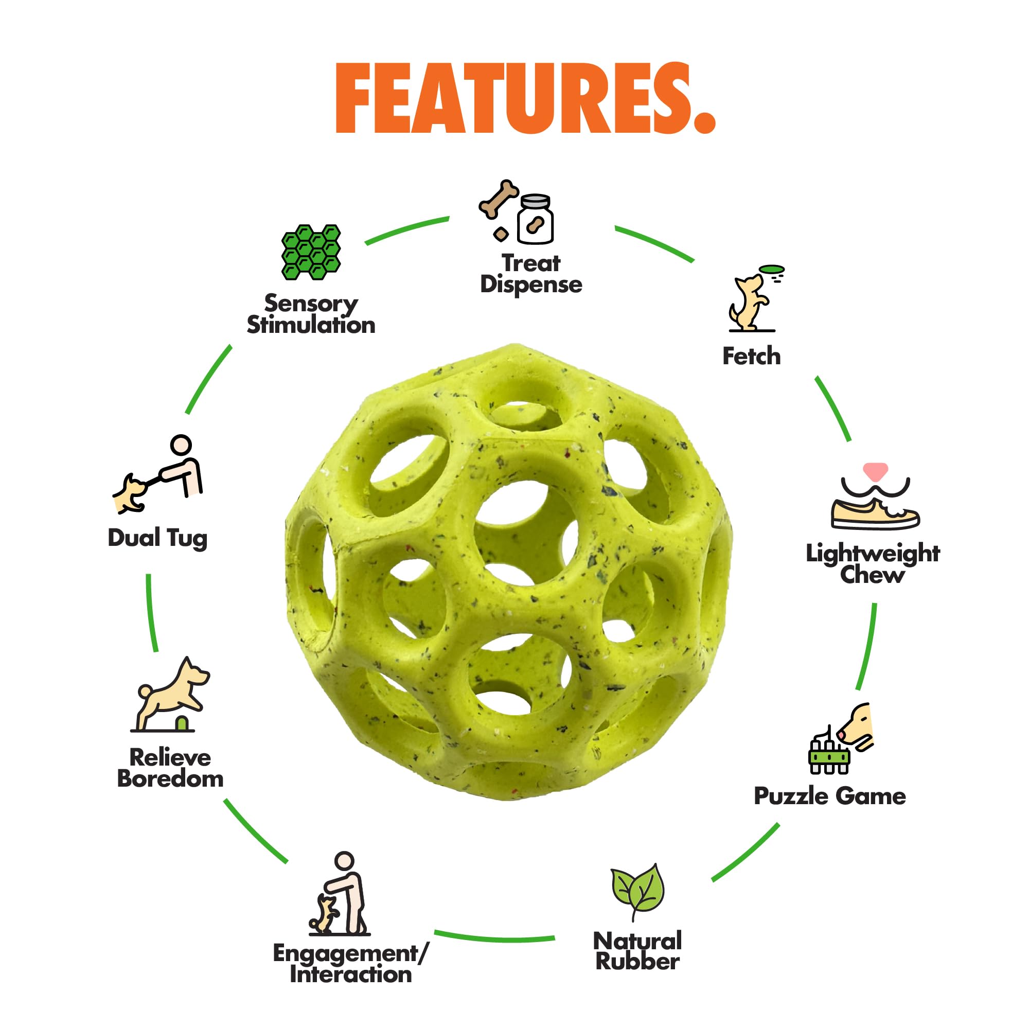 Arlee Helix durable material supports teething and long-lasting play sessions.