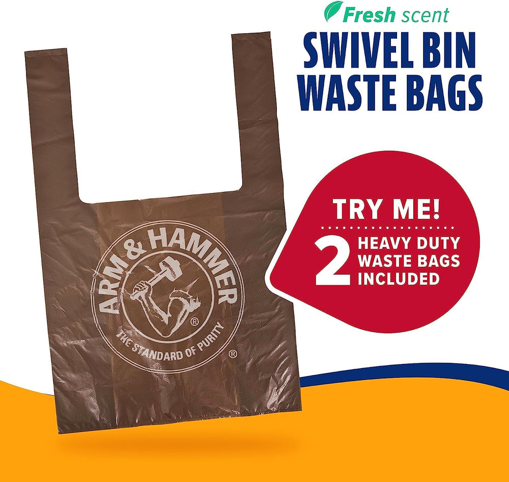 Arm & Hammer heavy-duty bags with baking soda neutralize odors.