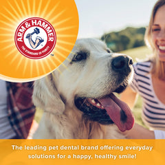 Arm & Hammer for Pets baking soda formula neutralizes odors during daily care.