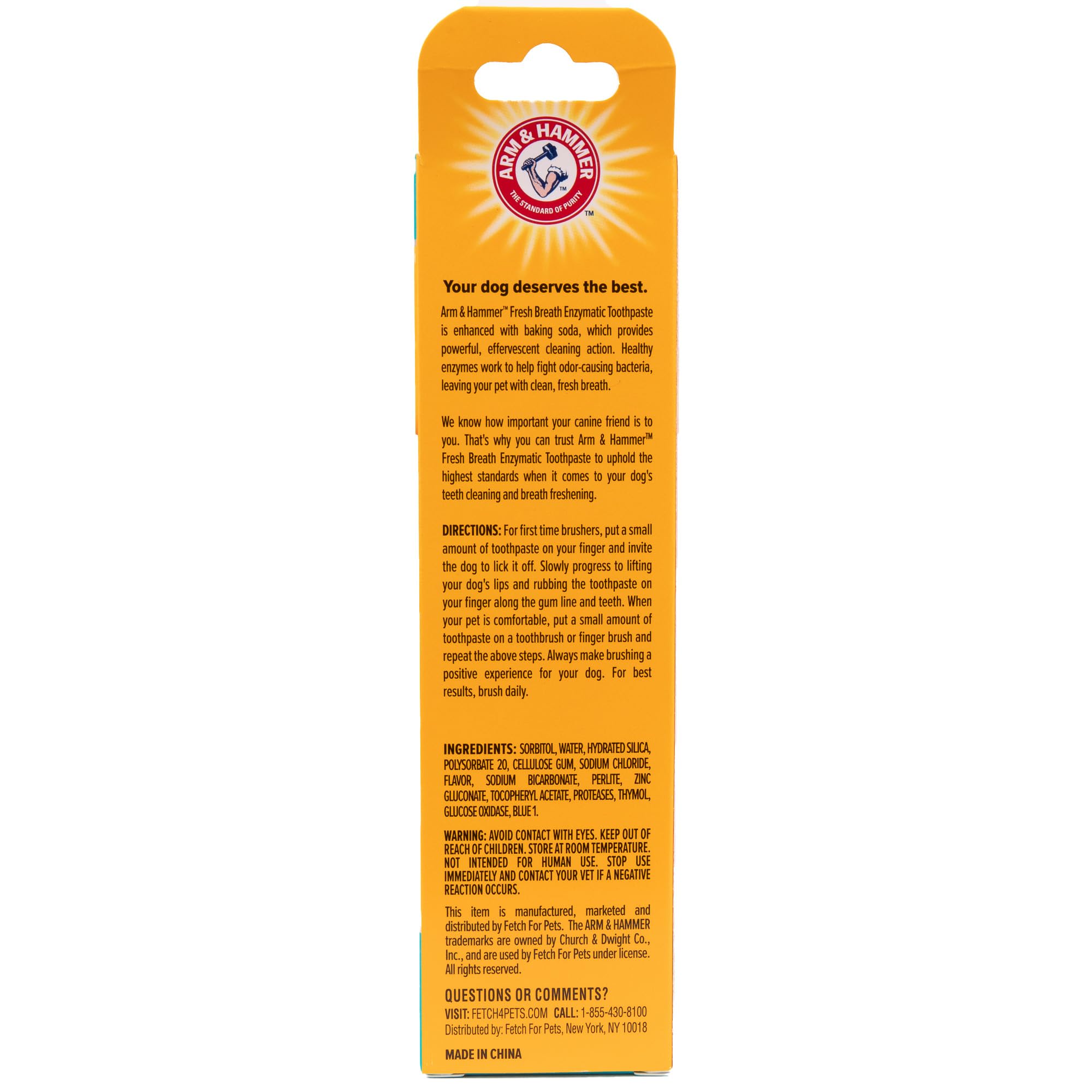 Arm & Hammer for Pets daily dental routine setup encourages consistent brushing.