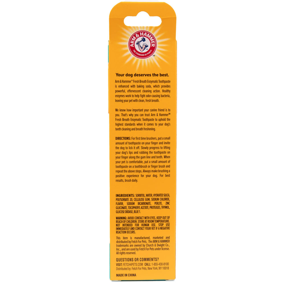 Arm & Hammer for Pets daily dental routine setup encourages consistent brushing.