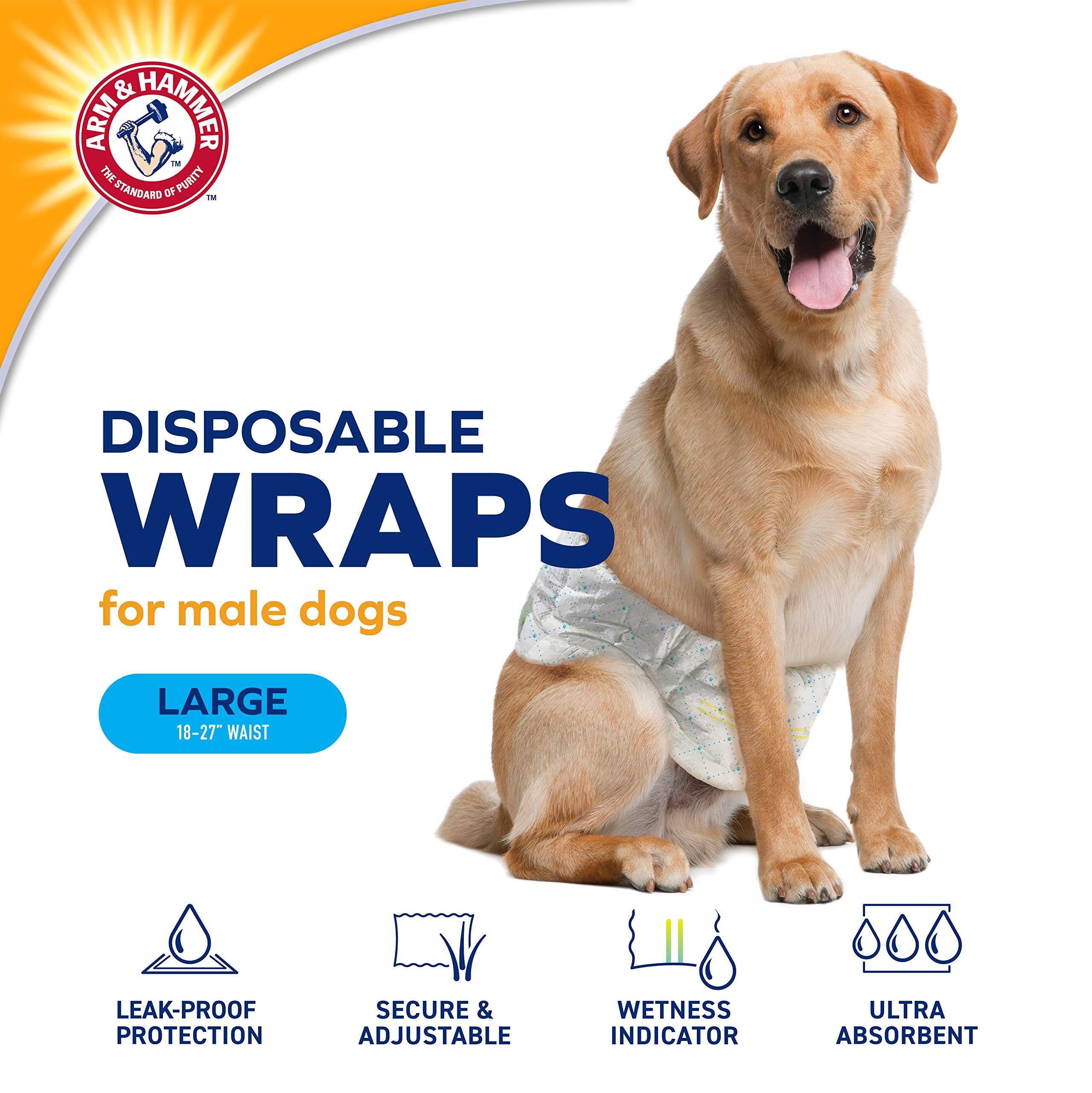 Arm and Hammer wraps highlight layered absorbent core for moisture containment.