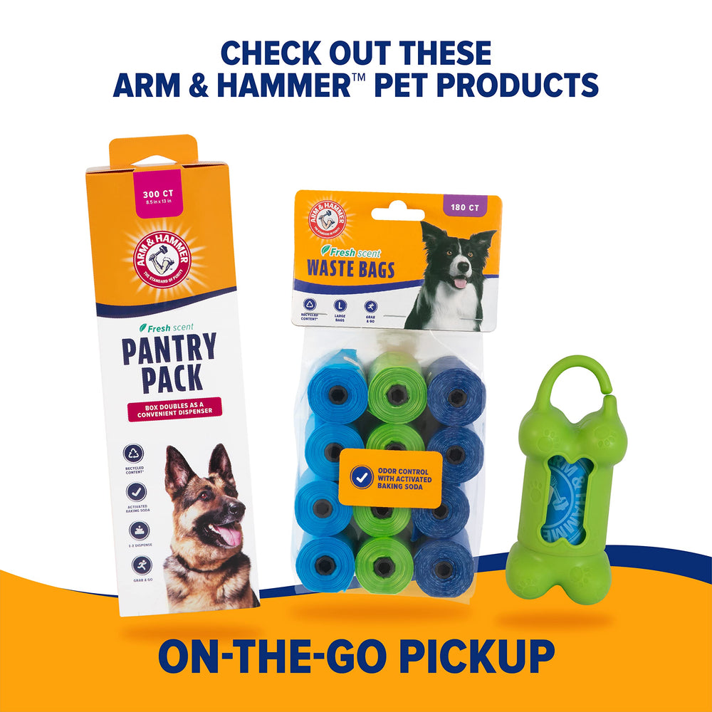 Arm & Hammer yard cleanup on grass or concrete made simple.
