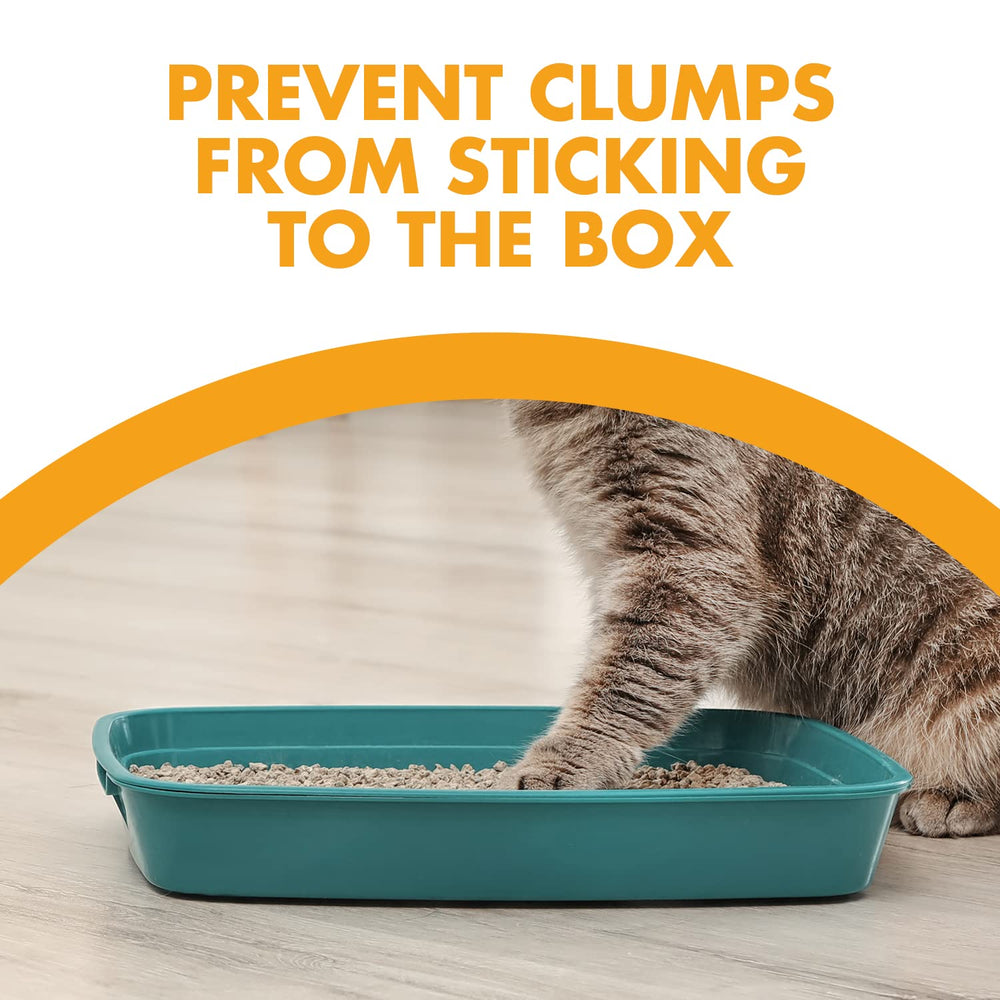 ARM & HAMMER deodorizer in litter box shows quick odor relief.