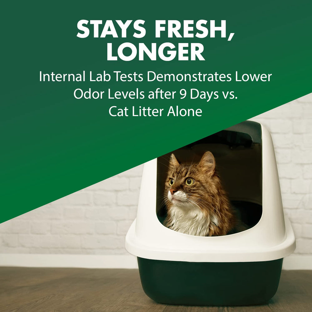 Proven odor control in tests helps maintain a fresher litter area.