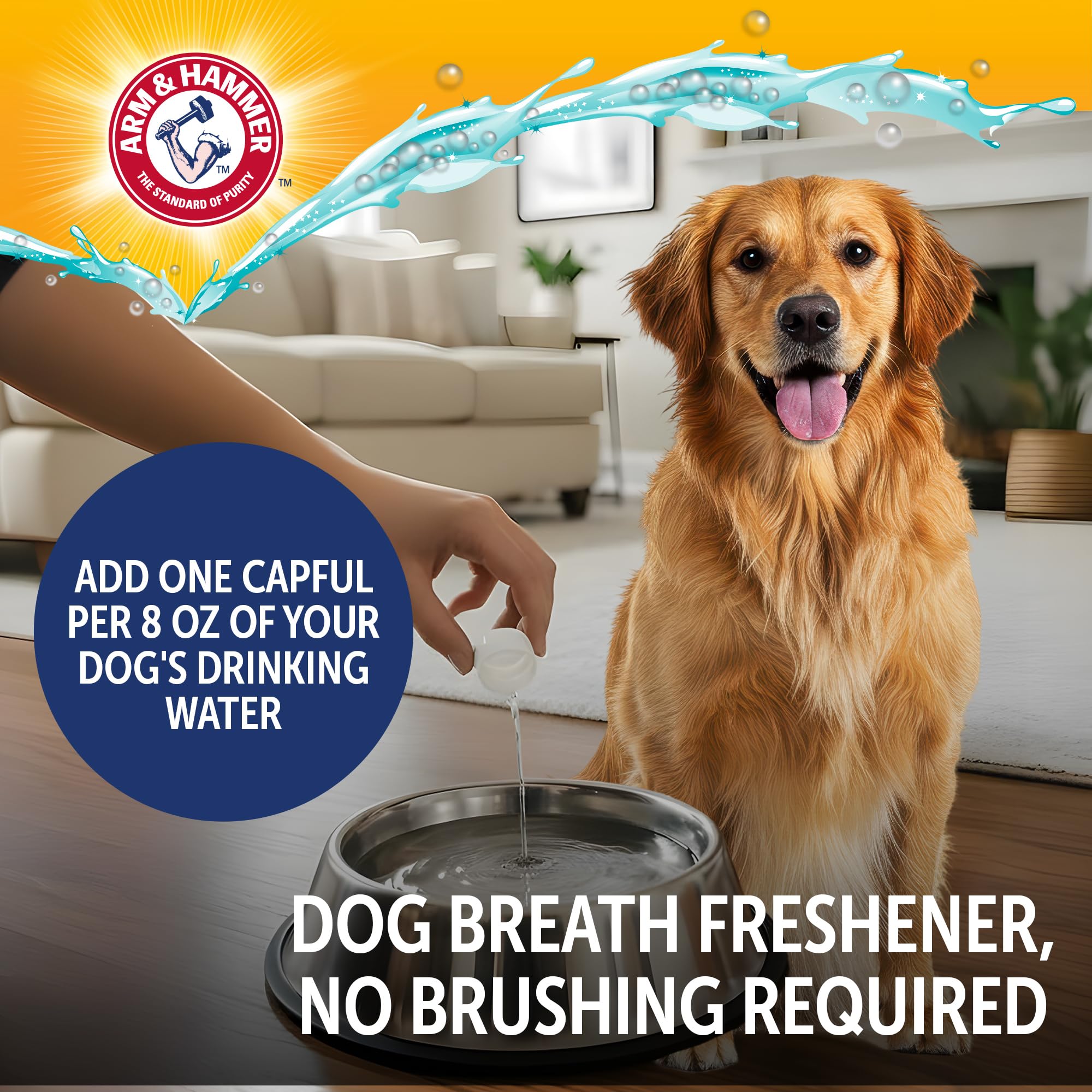 Arm & Hammer Complete Care label highlights 16 oz fluoride-free formula.