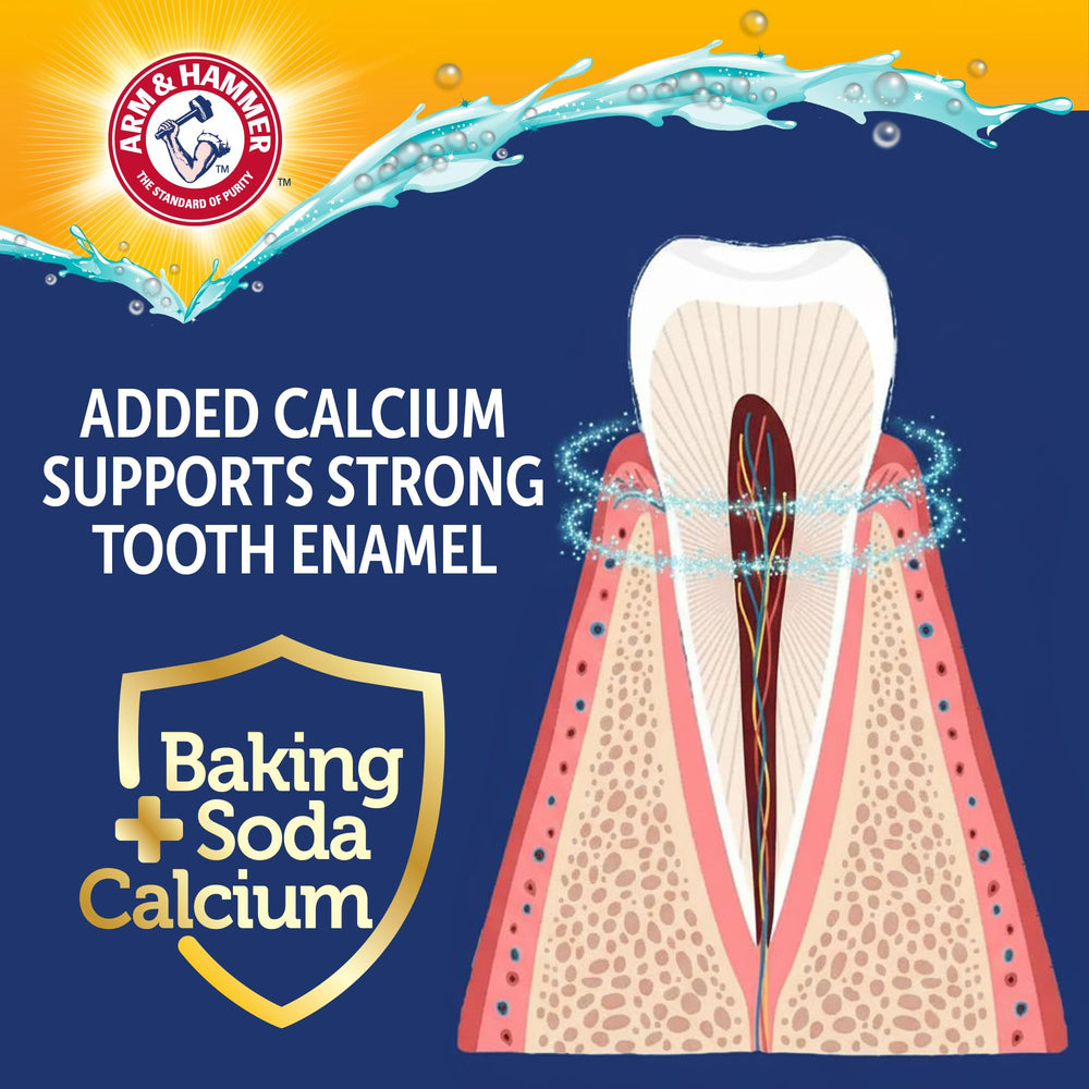 Arm & Hammer Complete Care odorless formula shown in a kitchen scene.