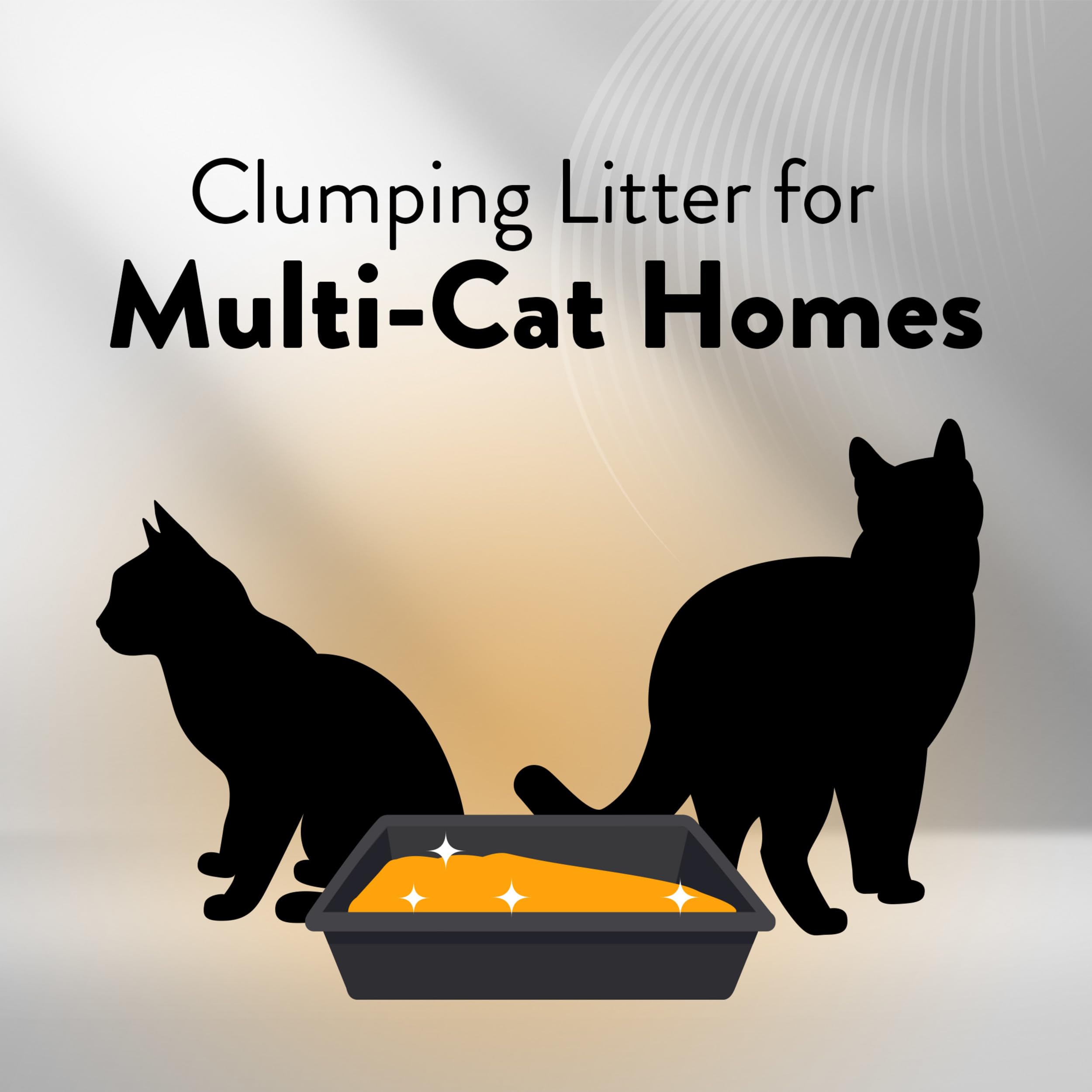 Arm and Hammer HardBall litter pours easily thanks to ultra light grain and low dust.