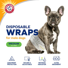 Arm & Hammer baking soda odor control feature shown during daily housebreaking and marking routines.