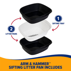 Arm & Hammer microban-odor-control keeps the litter area fresher between cleanings.