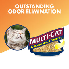 Arm & Hammer Naturals close-up shows light, easy-to-remove clumps.