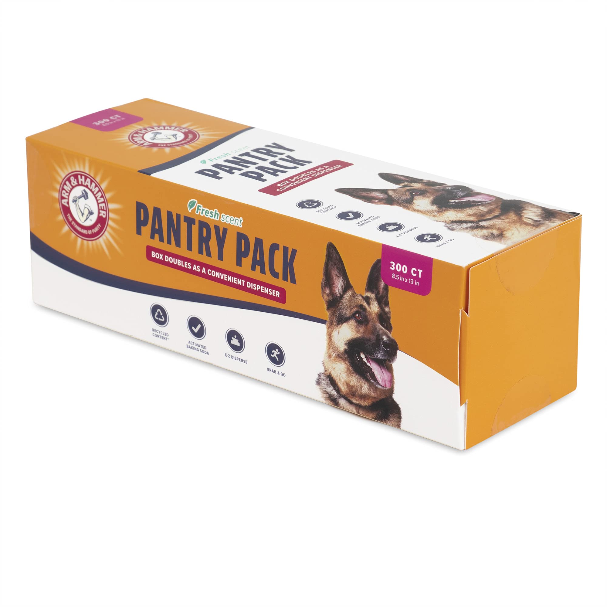 Diaper disposal using Pantry Pack waste bags.