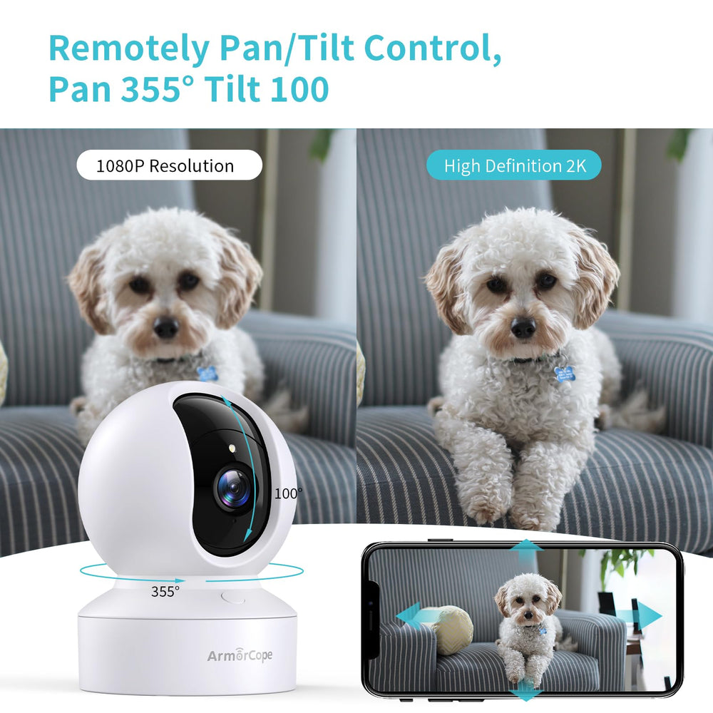 Armorcope motion detection alerts keep you informed of activity