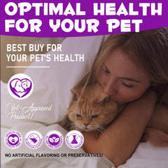 ARMOYA Cat Melatonin label highlights natural ingredients.