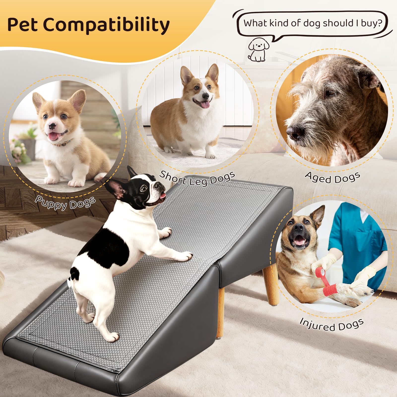 AronYada PU leather cover is easy to wipe clean.