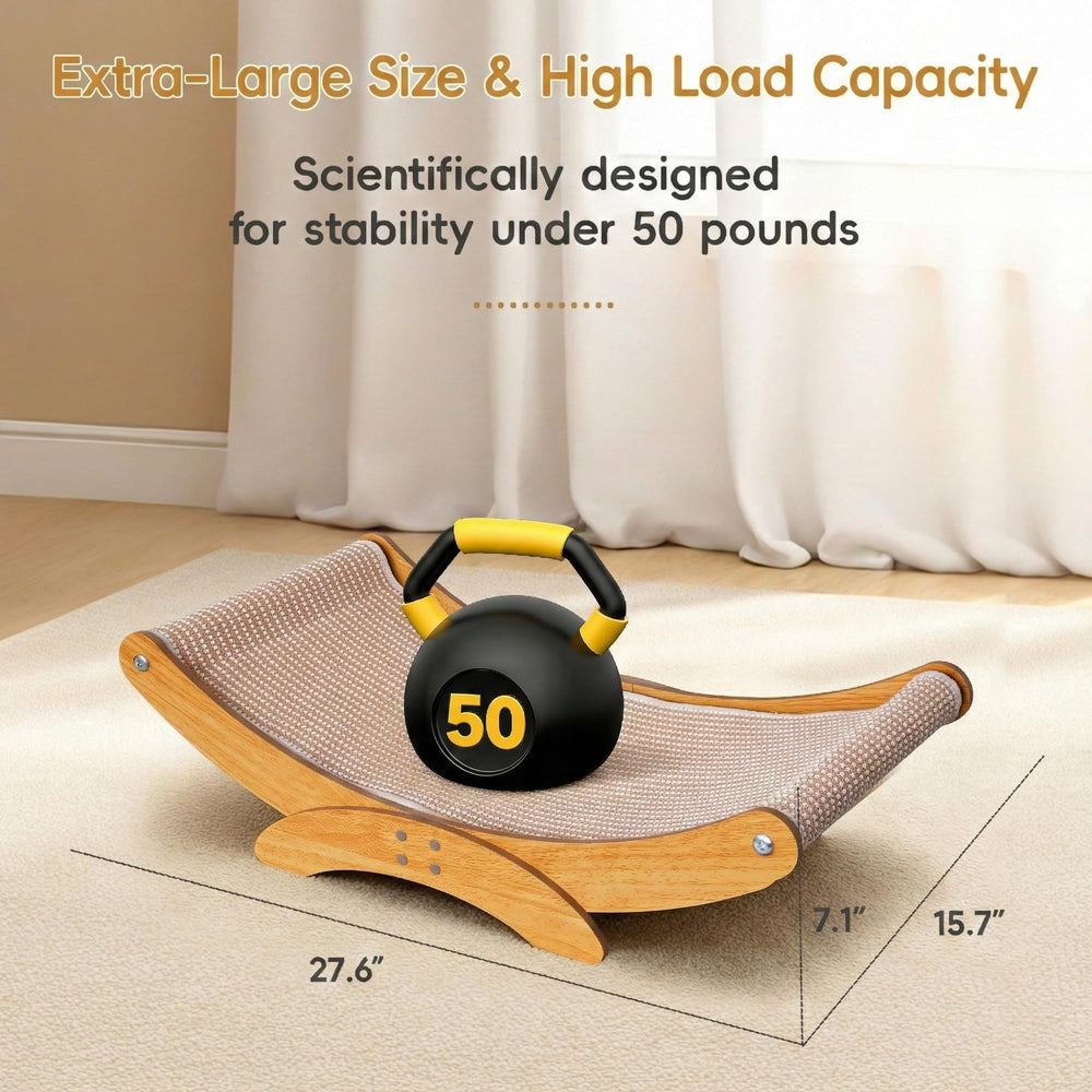 AROPEME natural sisal surface provides satisfying scratching without furniture damage.