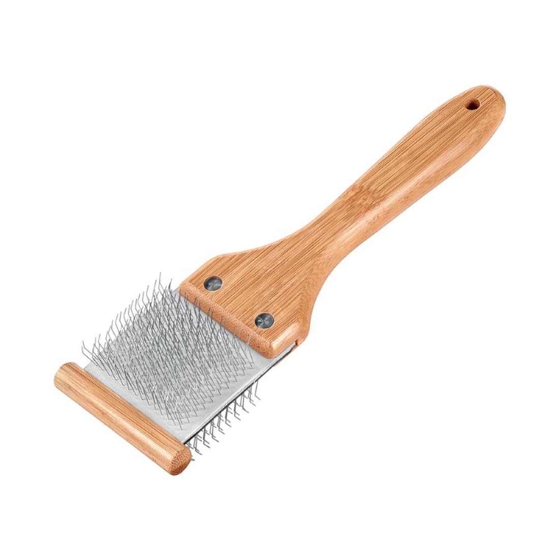 Artero 2-in-1 brush with articulated body enables fast grooming.