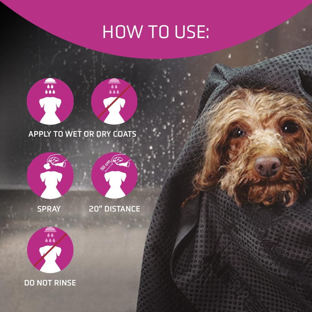 Artero Flash Shine spray provides detangling and light protection from environmental elements.