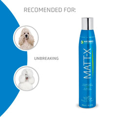Artero Matt-X spray after application, easily brushed for silky, manageable fur.
