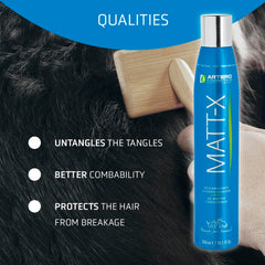 No-rinse use on dry or wet fur for convenient grooming.