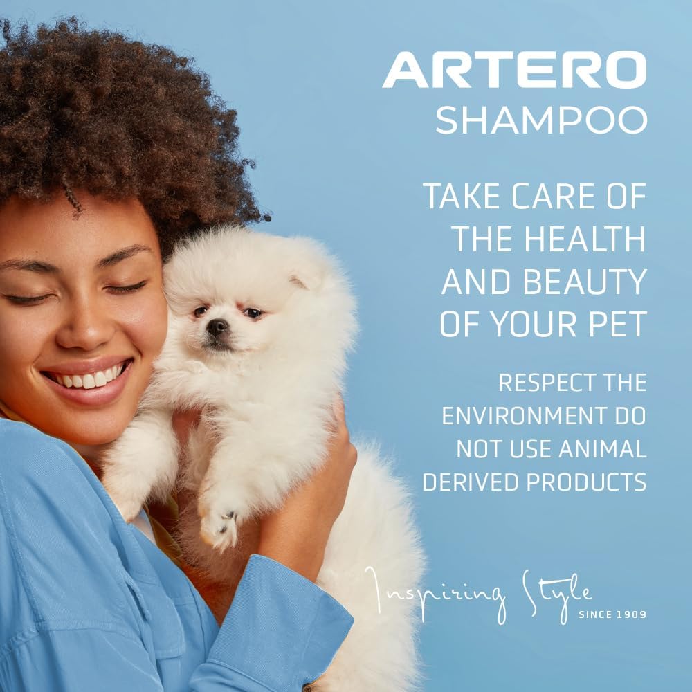 Artero Scarlet dog coat hydration nourishes fur for a healthy look.