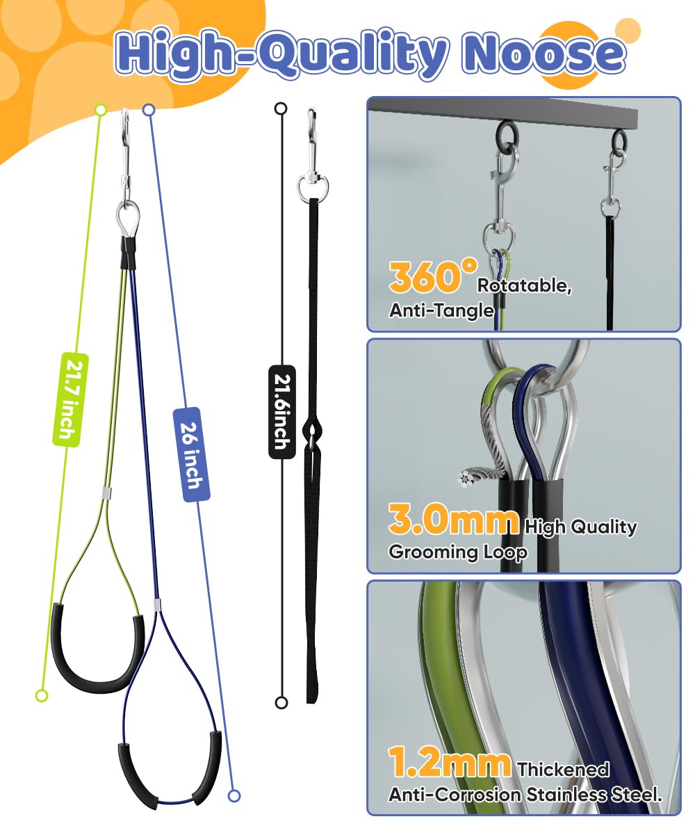 Artibear carabiners rotate 360 degrees to reduce tangling.