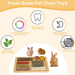 ARTKIDA apple sticks treats provide natural chewing and boredom relief.