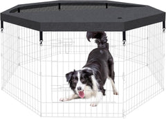 Artmalle top cover for dog playpen octagonal fit provides seamless protection.