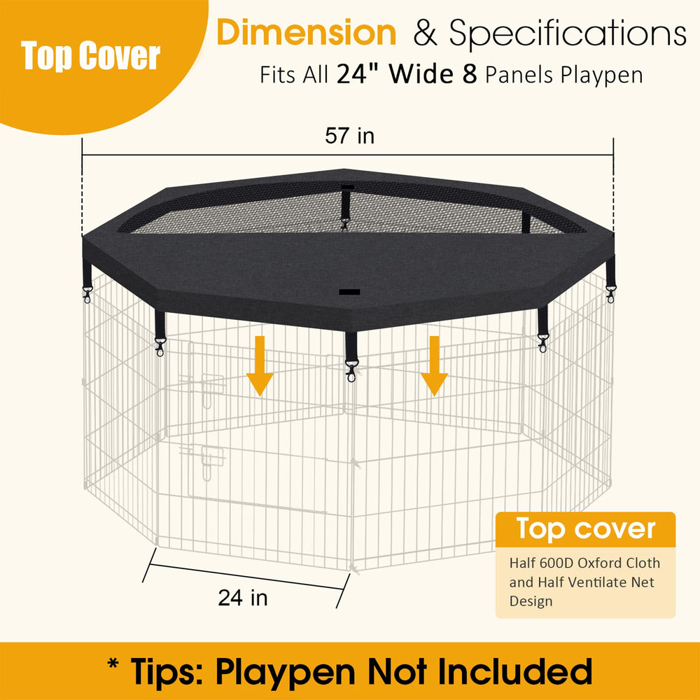 Artmalle fabric top cover uses 600D Oxford fabric for durability.