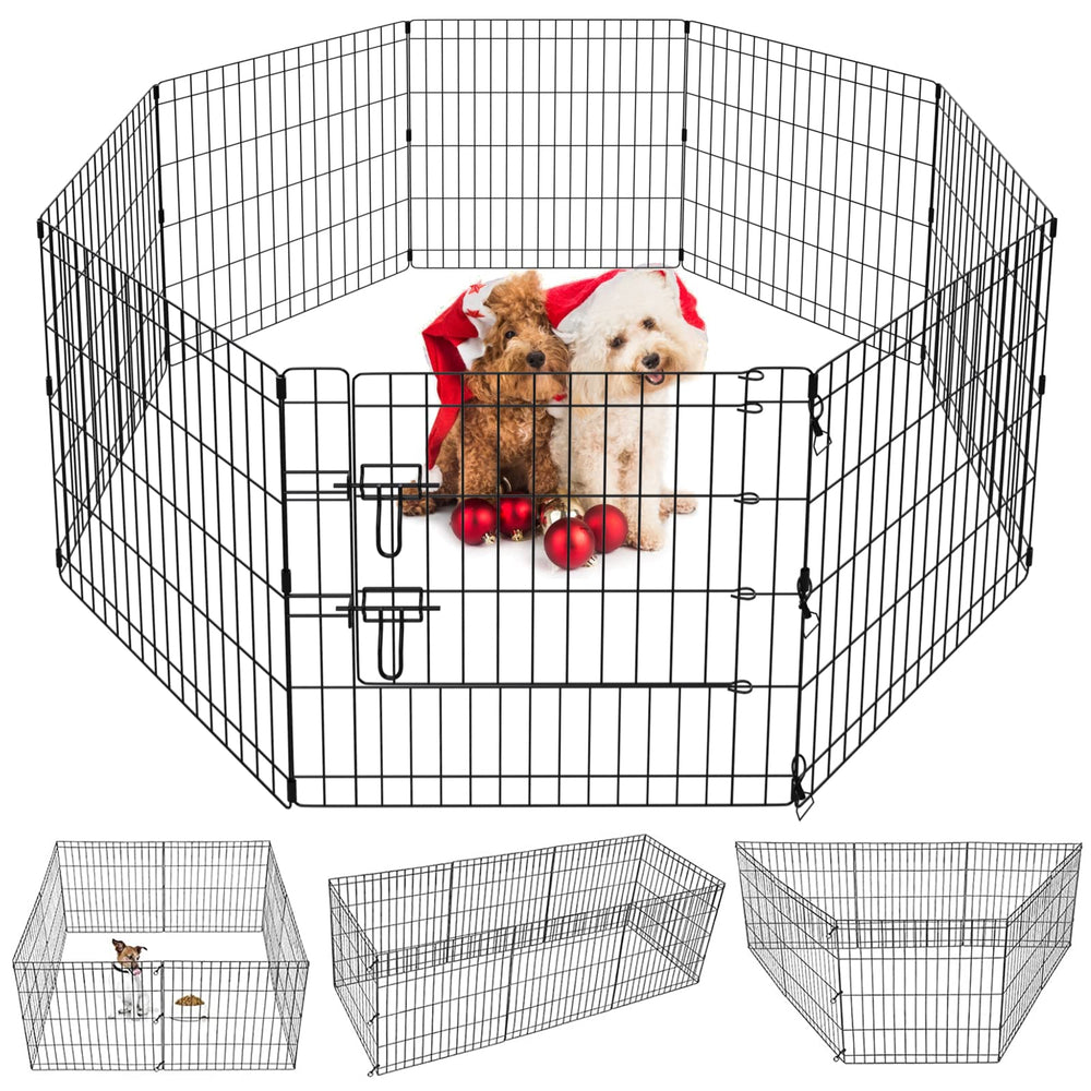 Artmalle Puppy Playpen assembly demonstrates quick, tool-free setup for safe containment.