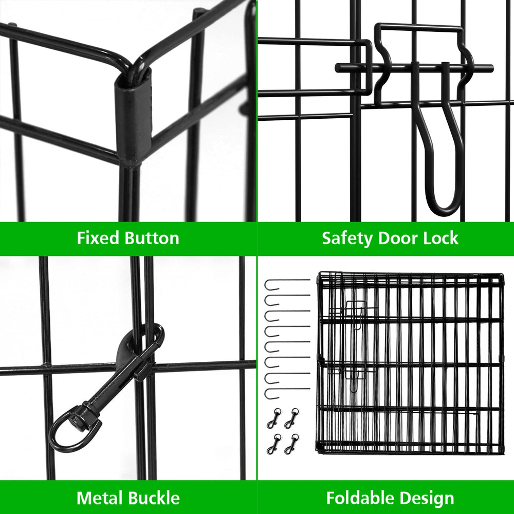 Artmalle Puppy Playpen indoor-outdoor setup suitable for indoor and outdoor configurations.