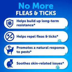Artullano Cat Flea Chews serving scene highlights convenient daily use