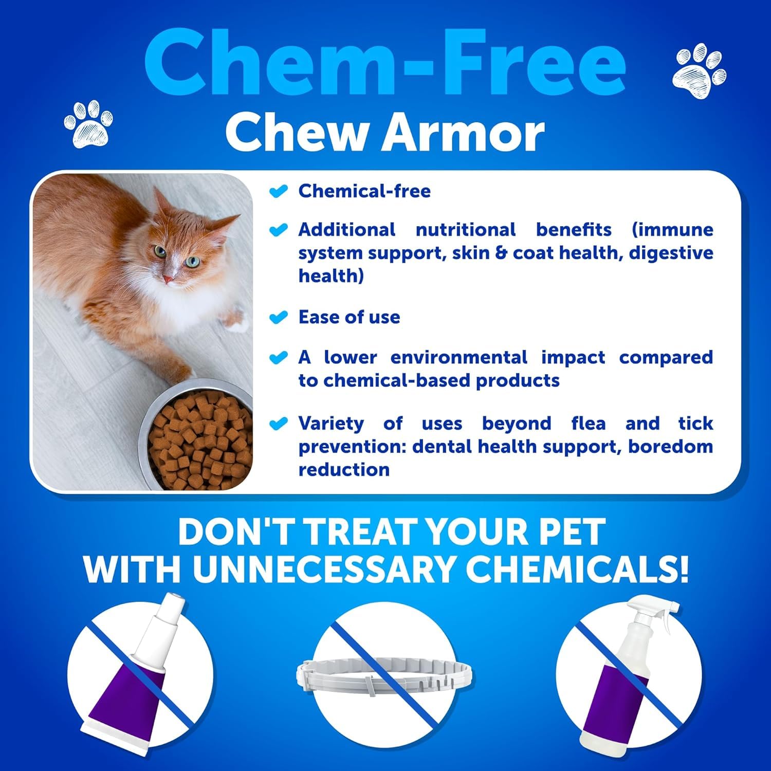 Close-up of Artullano flea treatment cat chews; tasty daily bite.